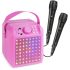 Fenton KAR50P Karaoke Speaker with LED Light Effect - Pink