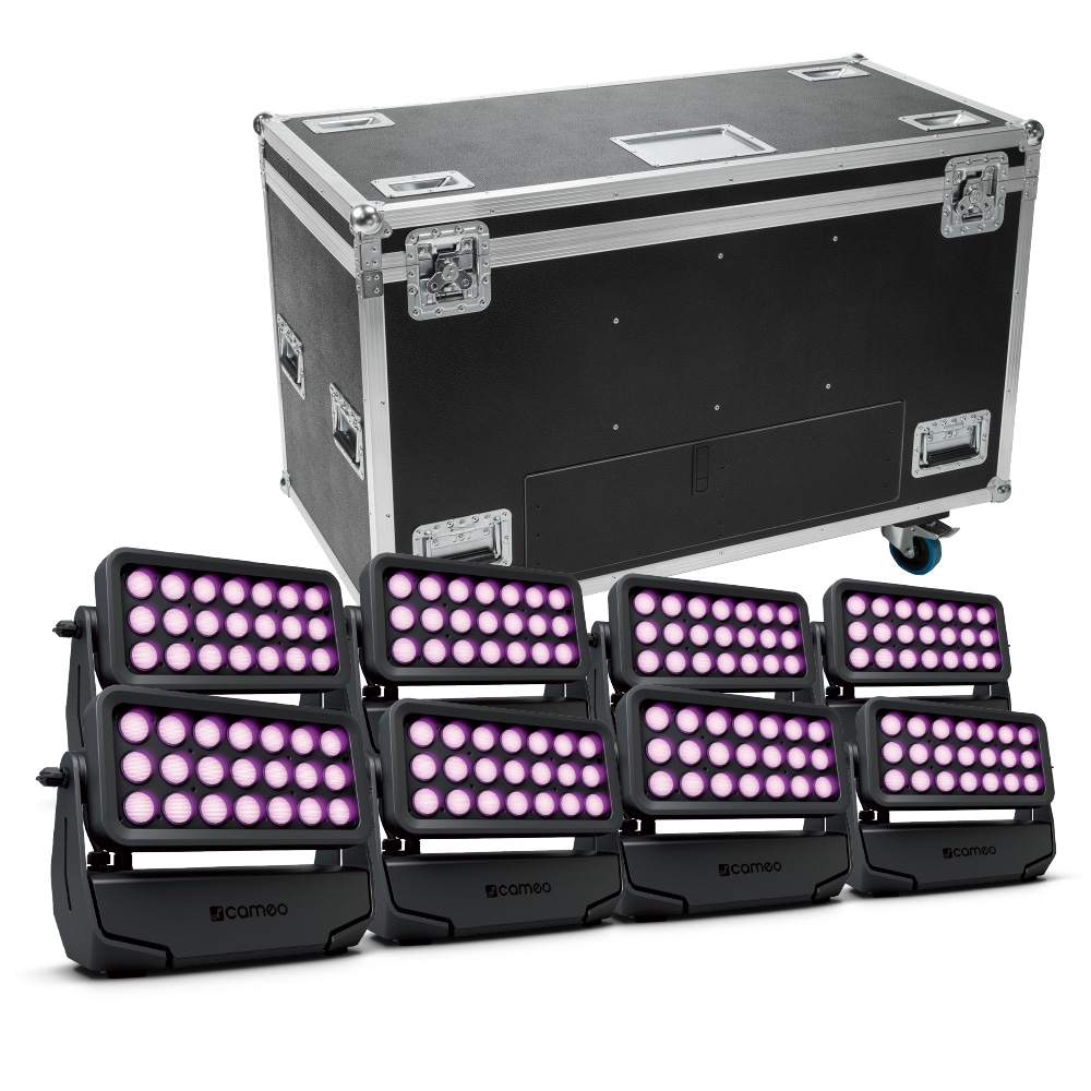 Cameo Zenit W300 8-Pack with Flightcase