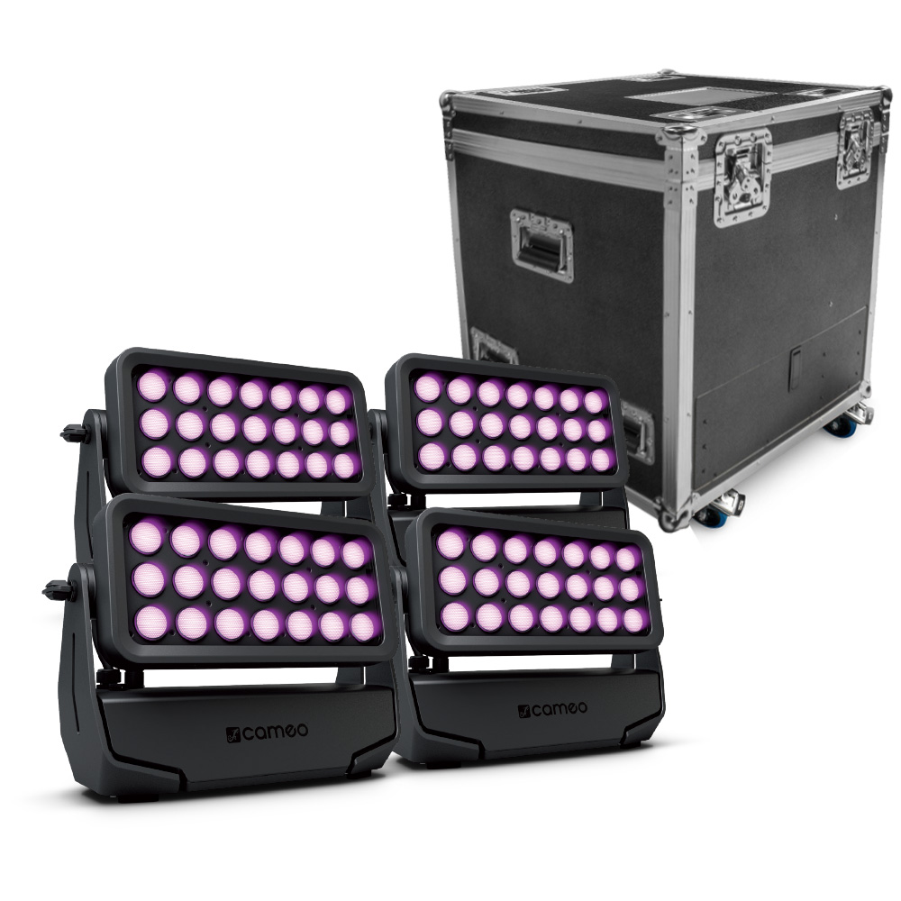 Cameo Zenit W300 4-Pack with Flightcase