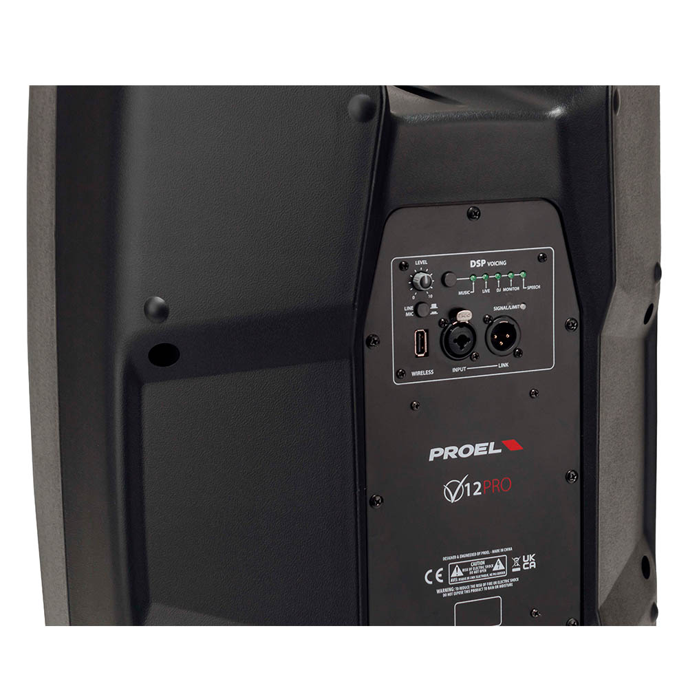 PROEL V12PRO 2-Way Active Speaker with DSP - Image 10