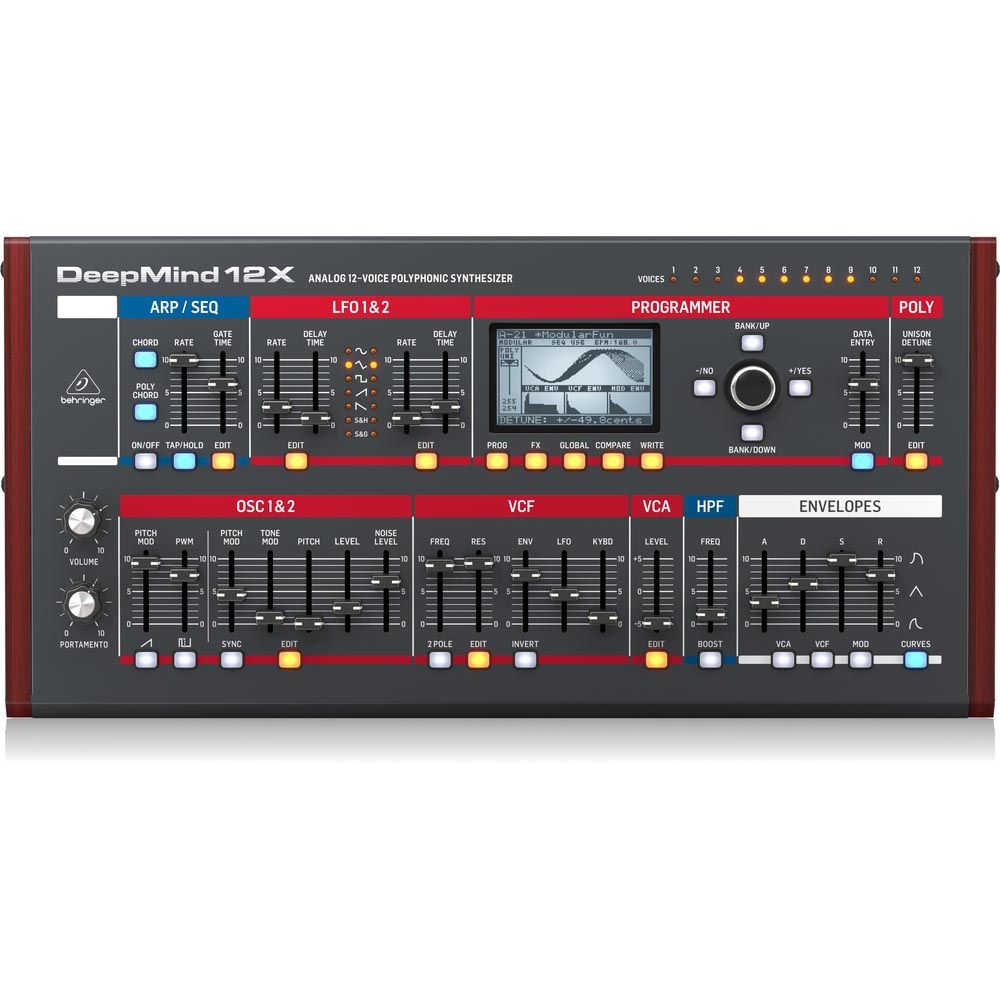 Behringer DEEPMIND 12XD True Analog 12-Voice Polyphonic Desktop Synthesizer