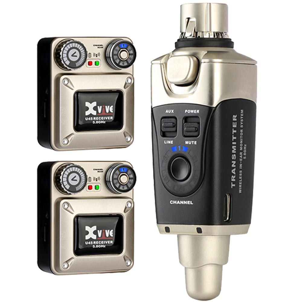 XVIVE U45 In-Ear Monitor Wireless System - Two Pack