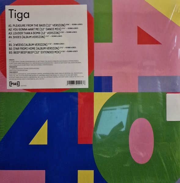Tiga - [PIAS] 40 (1xLP) - Vinyl Record