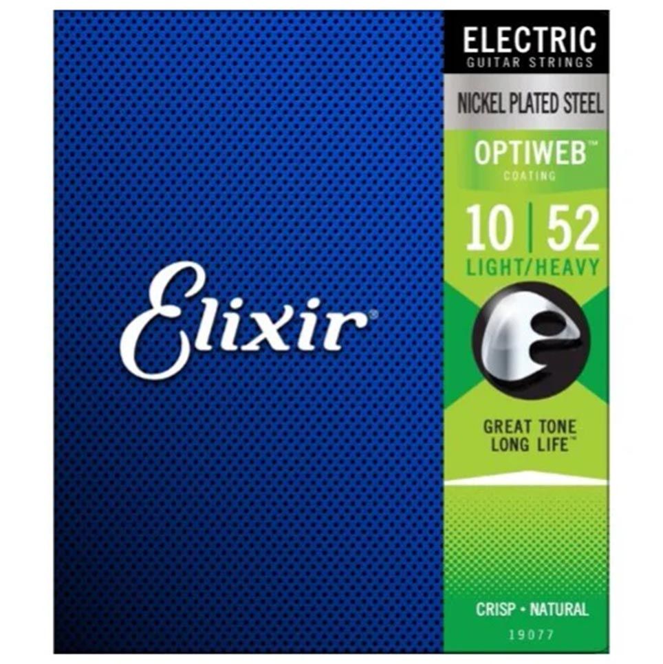 Elixir Electric Guitar Strings Optiweb Coated - Light/Heavy (19077)