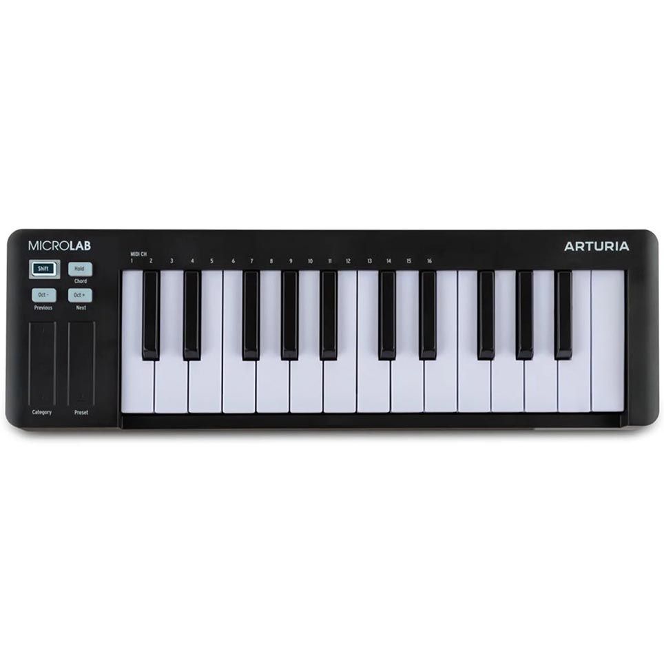Arturia MicroLab Mk3 Universal MIDI Controller - Black