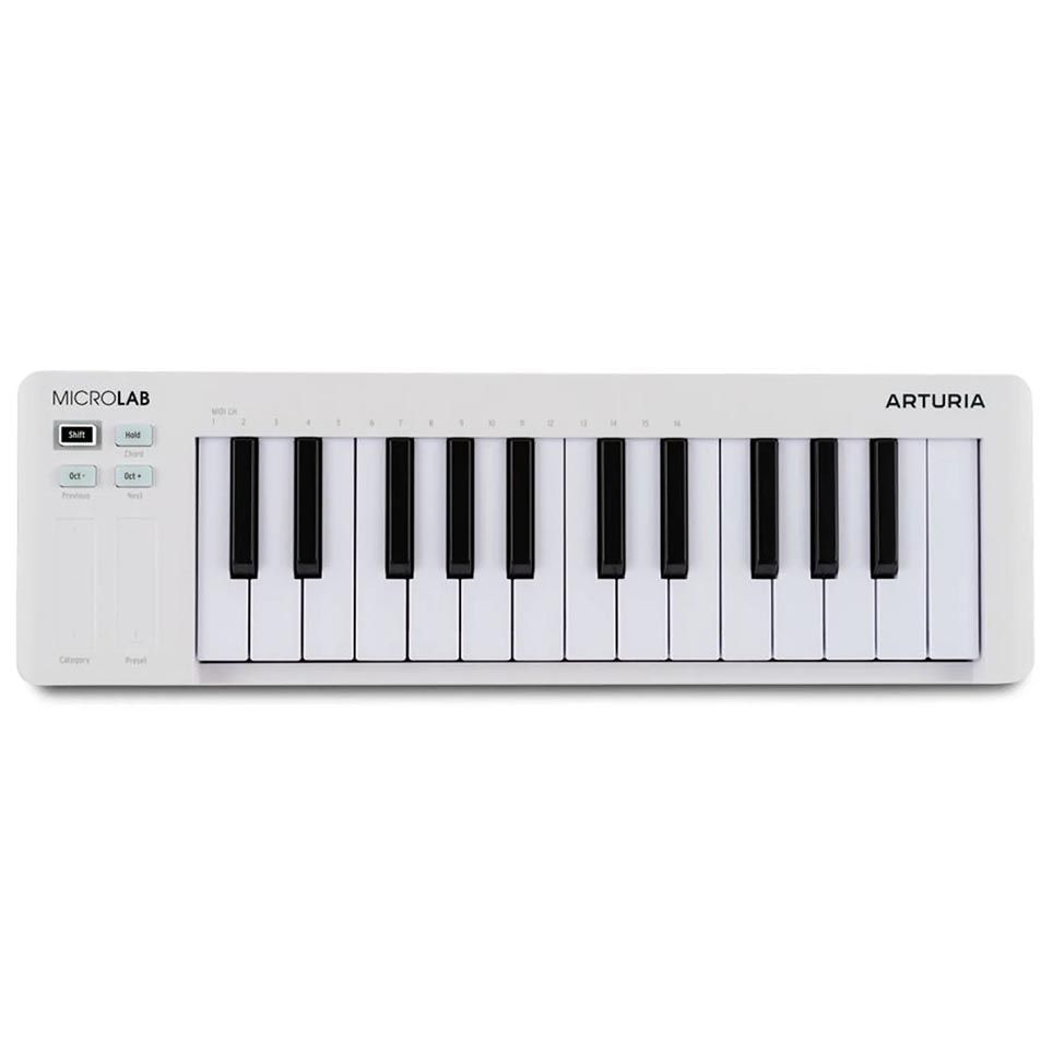 Arturia MicroLab Mk3 Universal MIDI Controller - Black