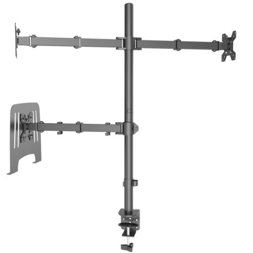 Audizio CMA20L Double Monitor Arm 13”- 32” with Laptop stand