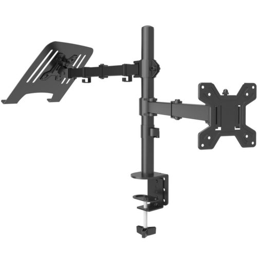 Audizio CMA10L Single Monitor Arm 13”- 32” with Laptop stand