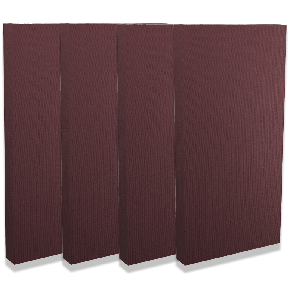 Verbox PureTone 100 4x Pack Acoustic Panels (Burgundy) - Image 2