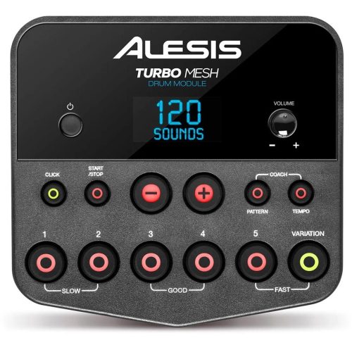 Alesis Turbo Mesh Kit - 7-Piece Electronic Drum Kit with Mesh Heads