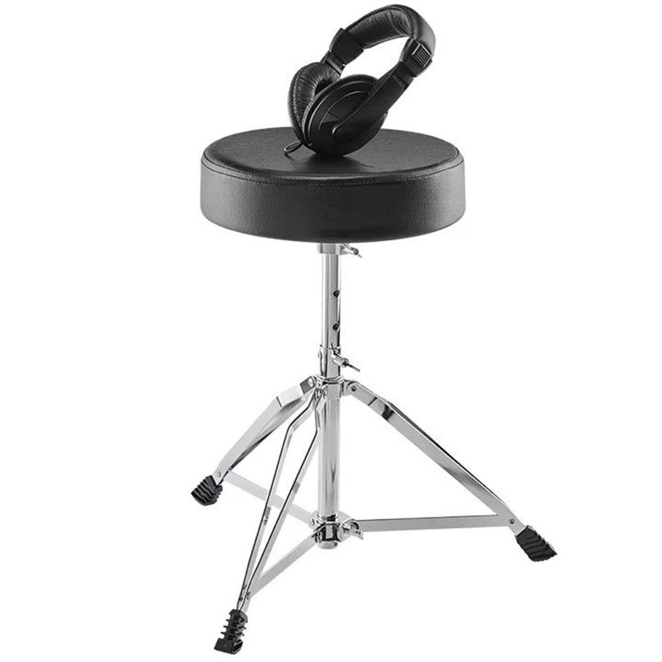 Alesis Drum Essentials Bundle: Drum Throne and Headphones Add-On Pack