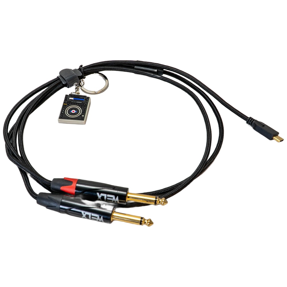 Welx R7 USB-C to Dual 1/4'' TS Mono Audio Cable – 1.5 m - Image 3