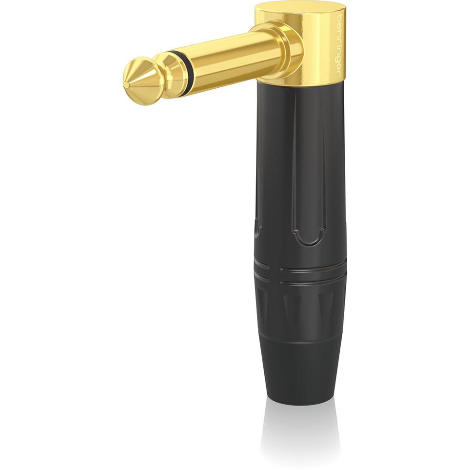 Behringer Professional 1/4" TS Right-Angled Male Gold Connector