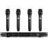 Power Dynamics PD524 UHF Wireless Microphone Set - 4 Handheld Microphones