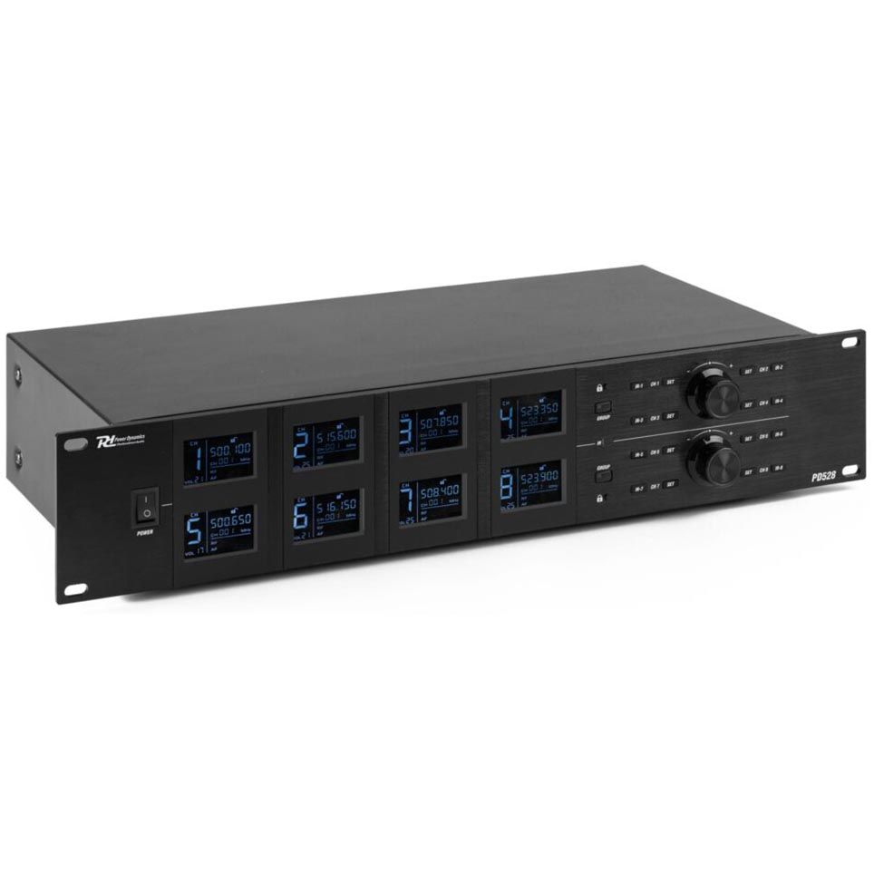 Power Dynamics PD528B UHF Wireless Microphone Set - 8 Bodypack Microphones