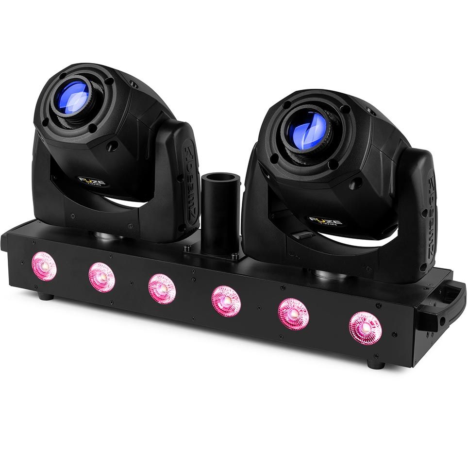 Beamz Fuze Twin LED Spot Moving Head Bar