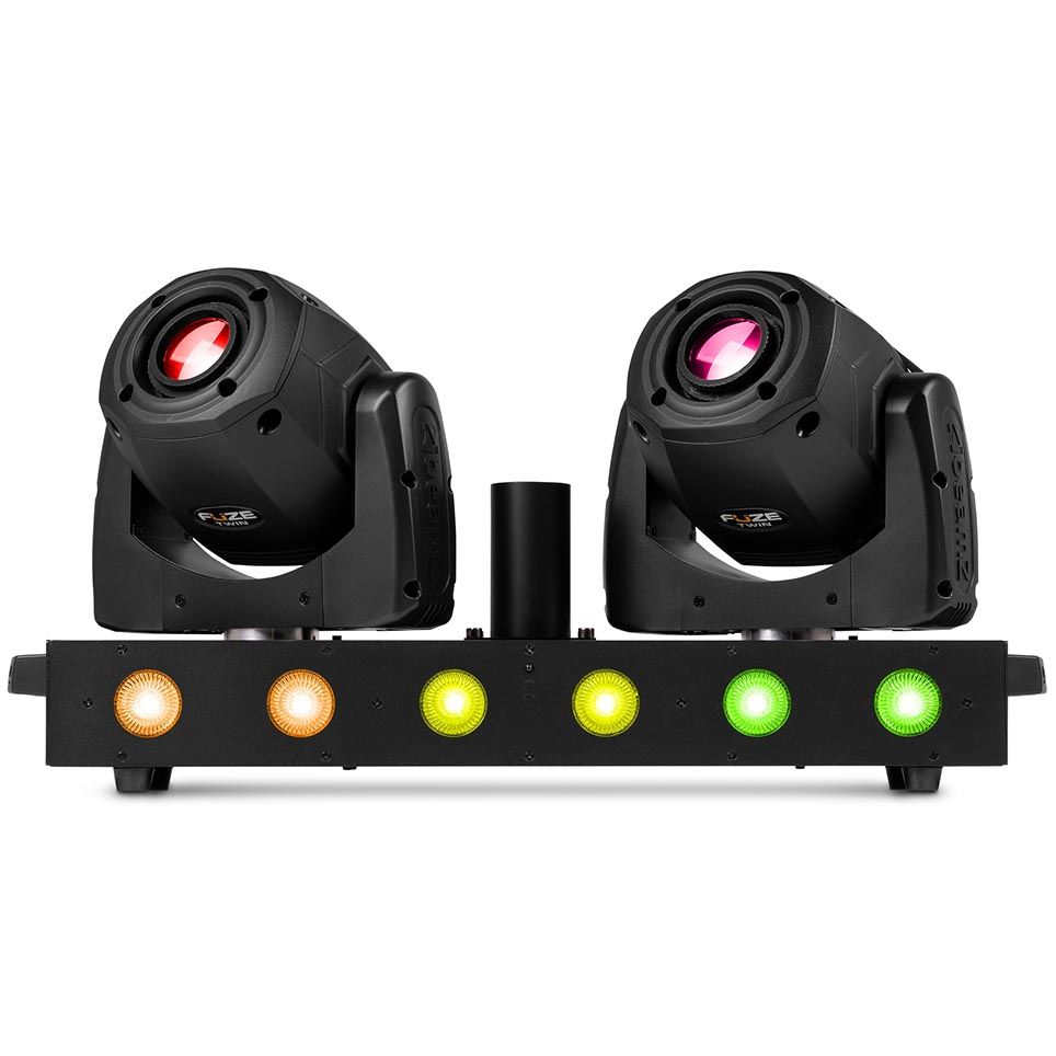 Beamz Fuze Twin LED Spot Moving Head Bar
