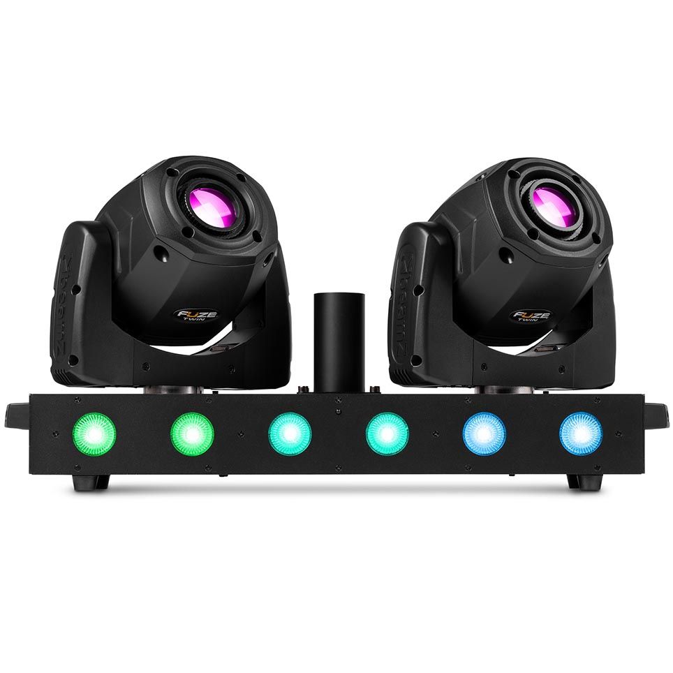 Beamz Fuze Twin LED Spot Moving Head Bar