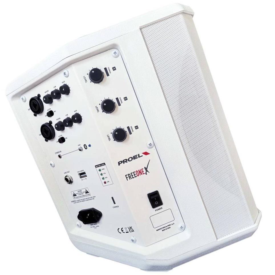 PROEL Battery Powered Personal PA FREEONEX - White