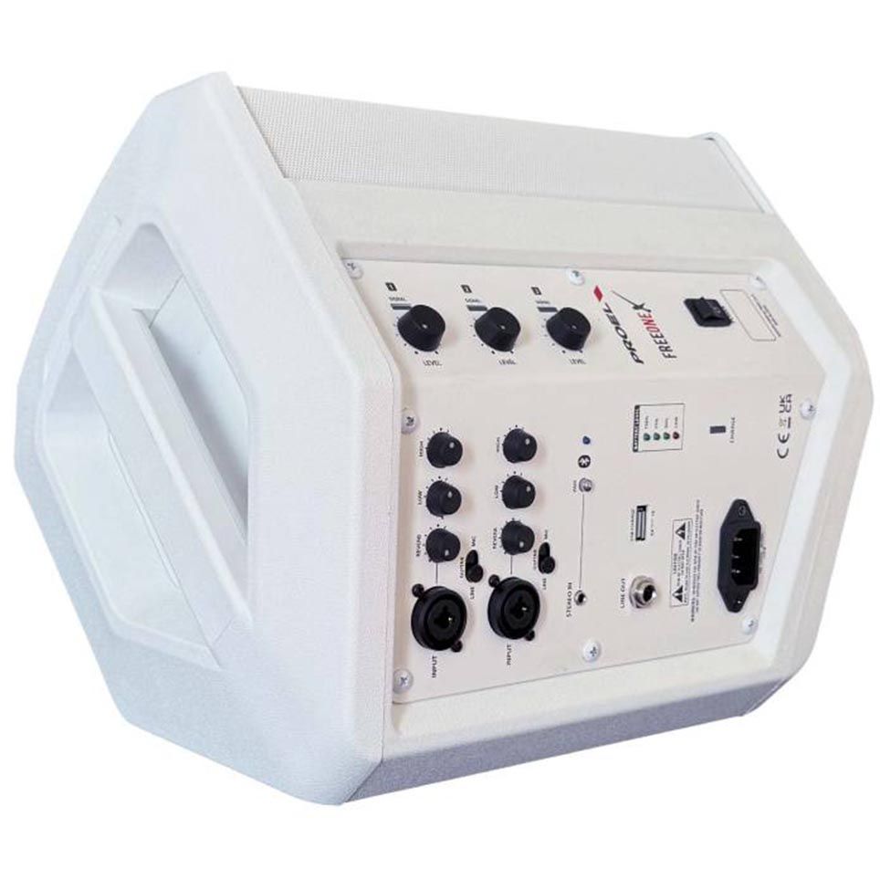 PROEL Battery Powered Personal PA FREEONEX - White