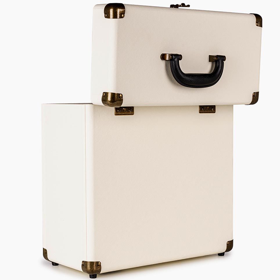Audizio RC32 Vinyl Record Case Creme