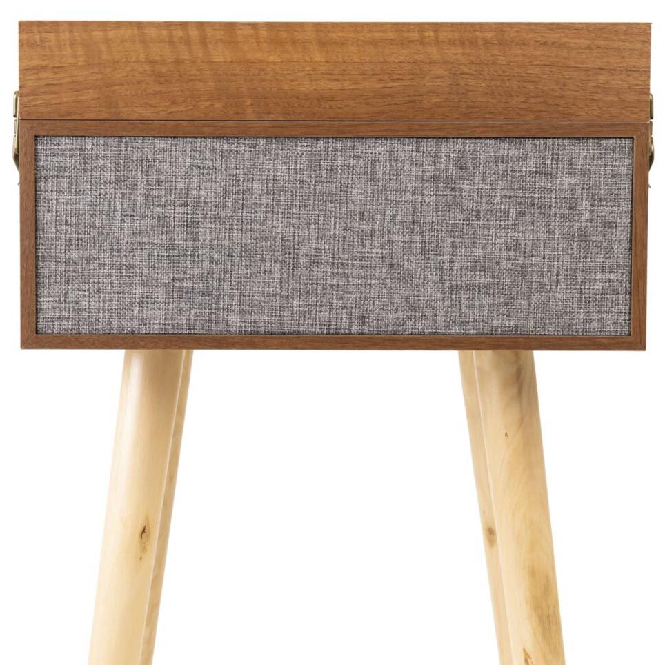 Audizio Fremont Record Player with Stand - Wood Finish