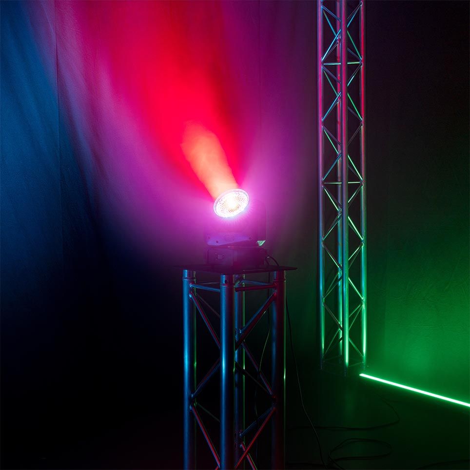 Beamz Cobra Wash120 LED Moving Head with LED Ring