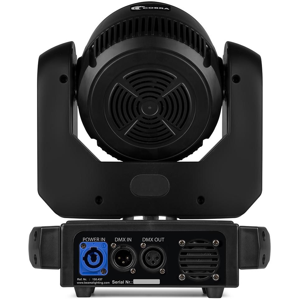 Beamz Cobra Wash120 LED Moving Head with LED Ring