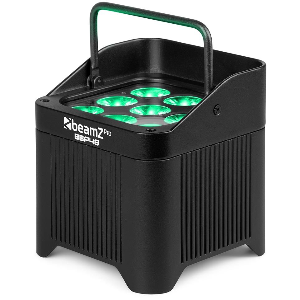 BeamzPRO BBP48 Battery Uplight Par 9x 12W IP65
