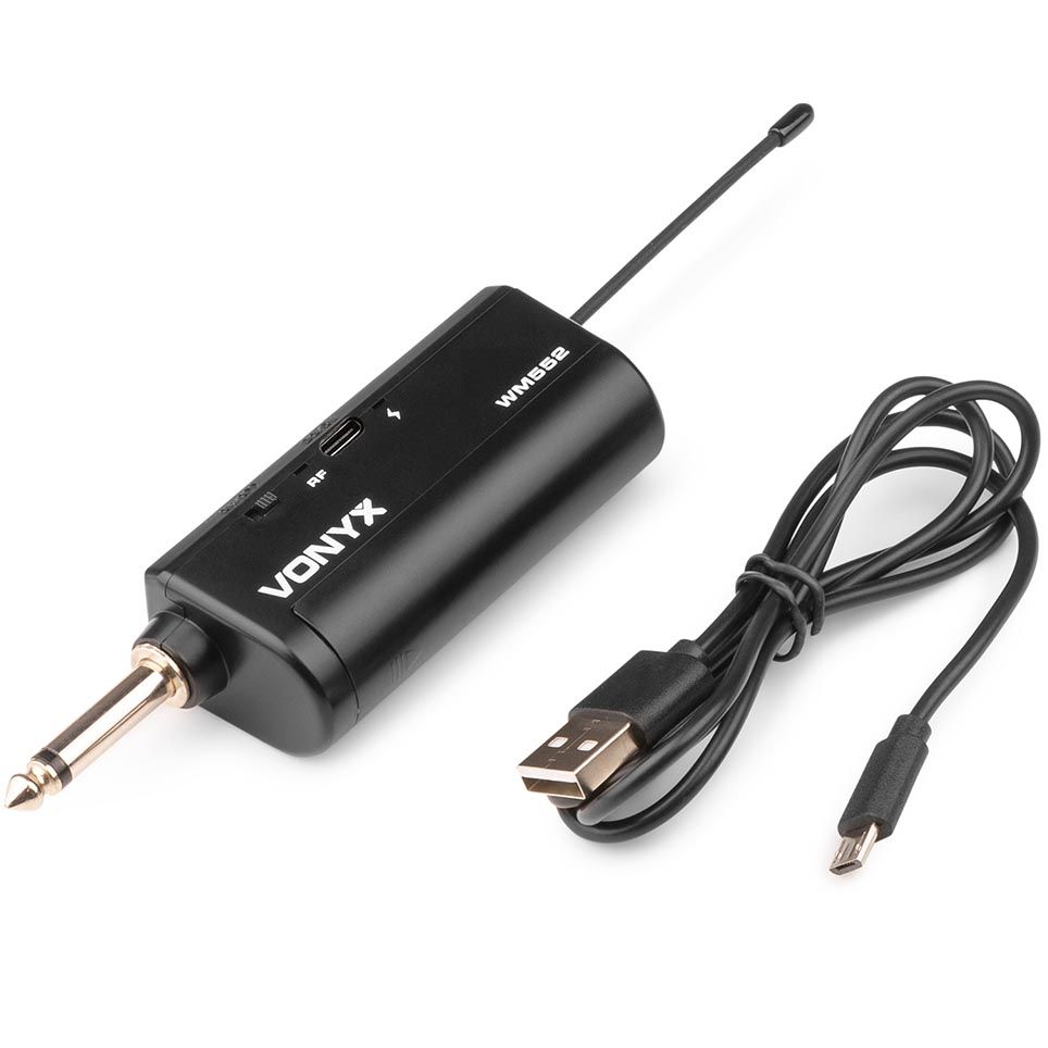 Vonyx WM552B Dual Wireless Bodypack Microphone Set