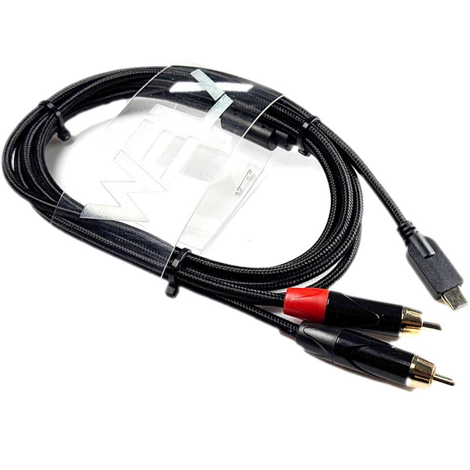 Welx R6 (USB-C to Dual RCA) Cable