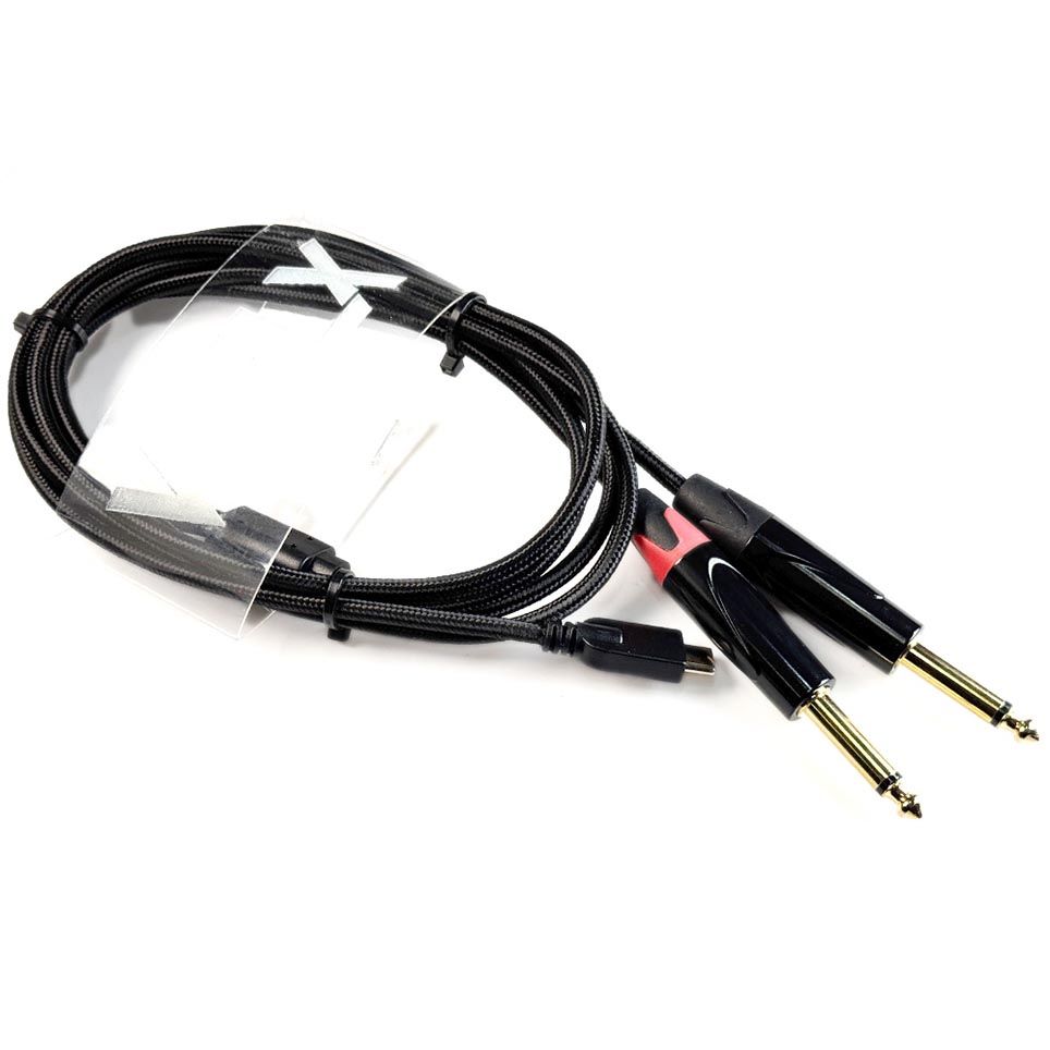 Welx R7 USB-C to Dual 1/4'' TS Mono Audio Cable – 1.5 m