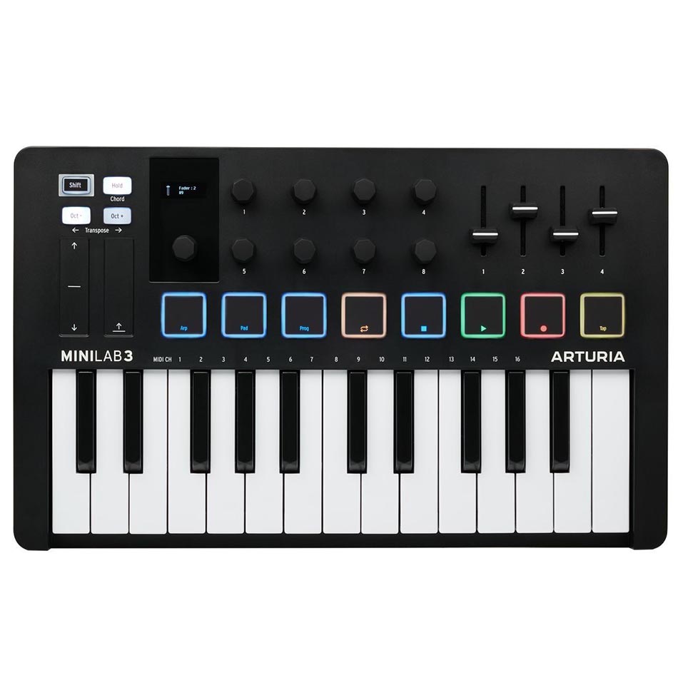 Arturia Minilab Mk3 MIDI 25 Keyboard with AIAIAI TMA-2 Studio XE Headphones - Image 3