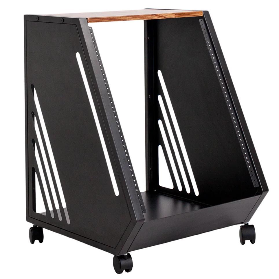 Wavebone FIN 13U Rack Case - Walnut