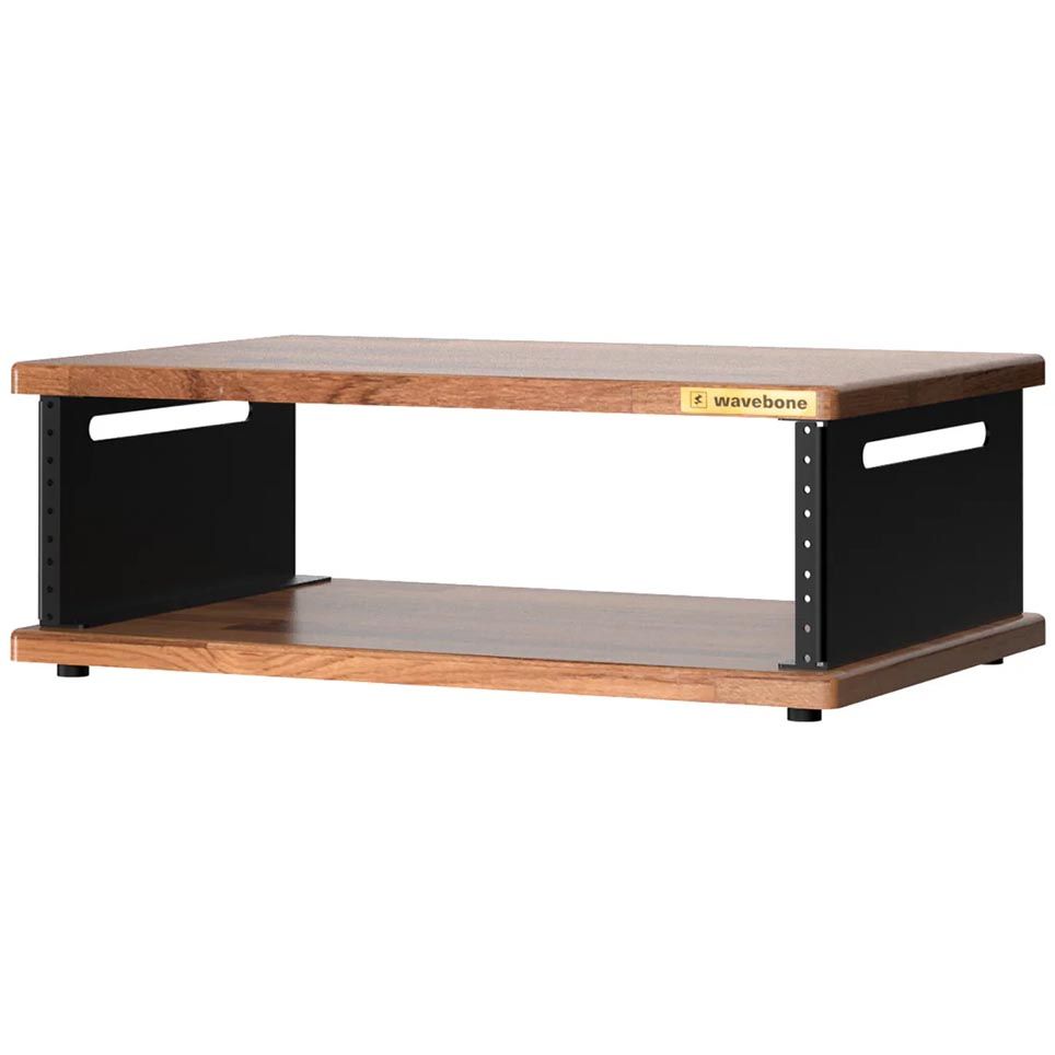 Wavebone Stella™ Portable Rack Case - 3U, Walnut