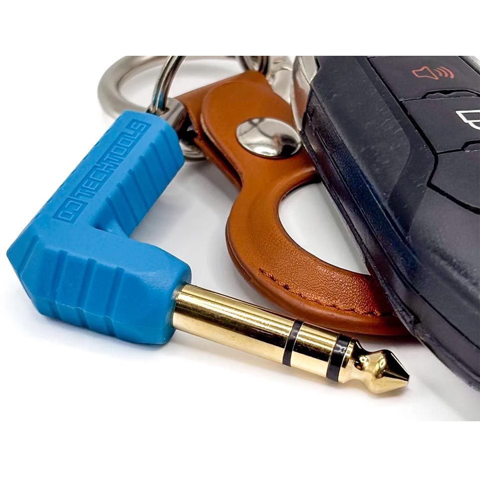 DJ Tech Tools Chroma Keys Keychain Holder for Headphone Adapters (CHROMA-KEY)