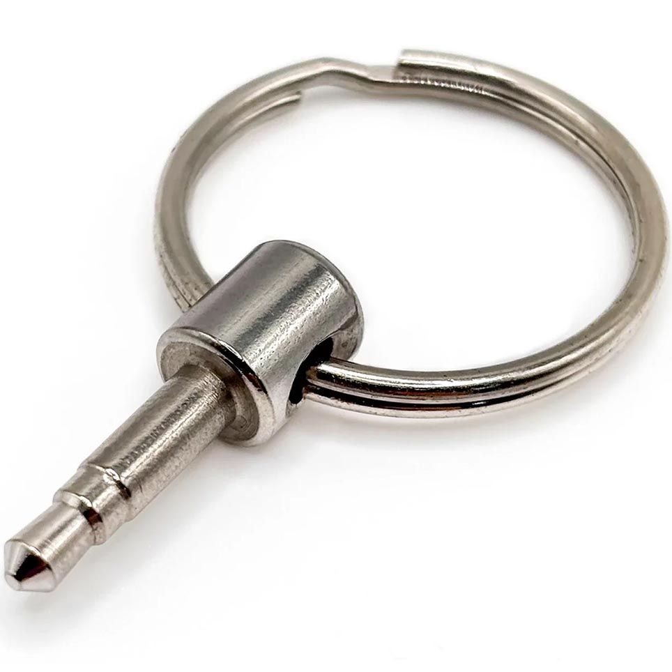 DJ Tech Tools Chroma Keys Keychain Holder for Headphone Adapters (CHROMA-KEY)