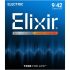 Elixir Electric Guitar Strings Nickel Plated Steel, NANOWEB Coating (Baritone)