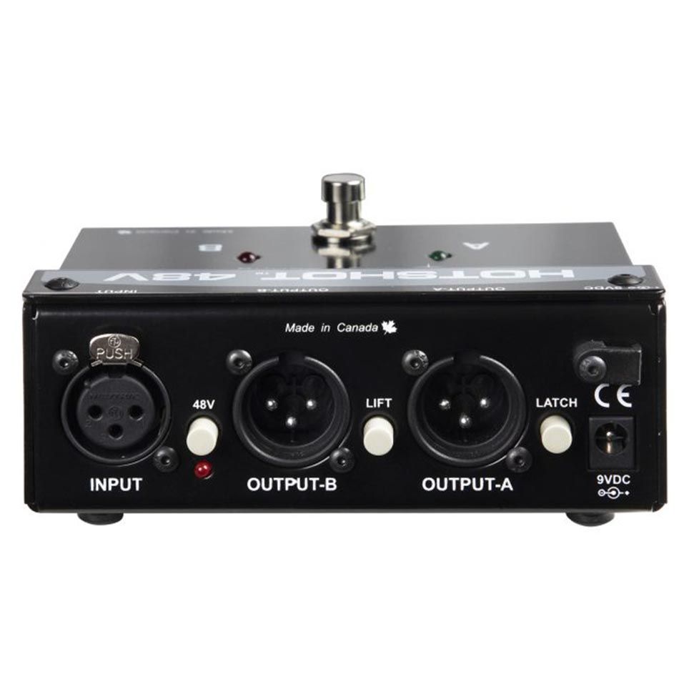 Radial HotShot 48V Phantom Power Supply & Mic Switcher