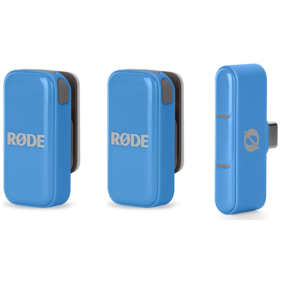 RODE Microphones Wireless Microphone Ultra-compact for USB-C - Blue