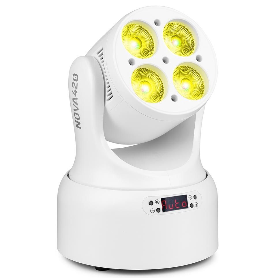 Beamz PRO NOVA420-WH MH Wash Moving Head Light