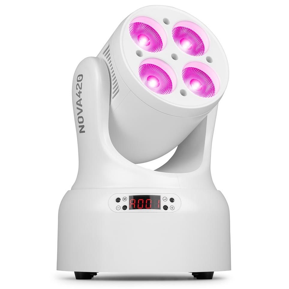 Beamz PRO NOVA420-WH MH Wash Moving Head Light