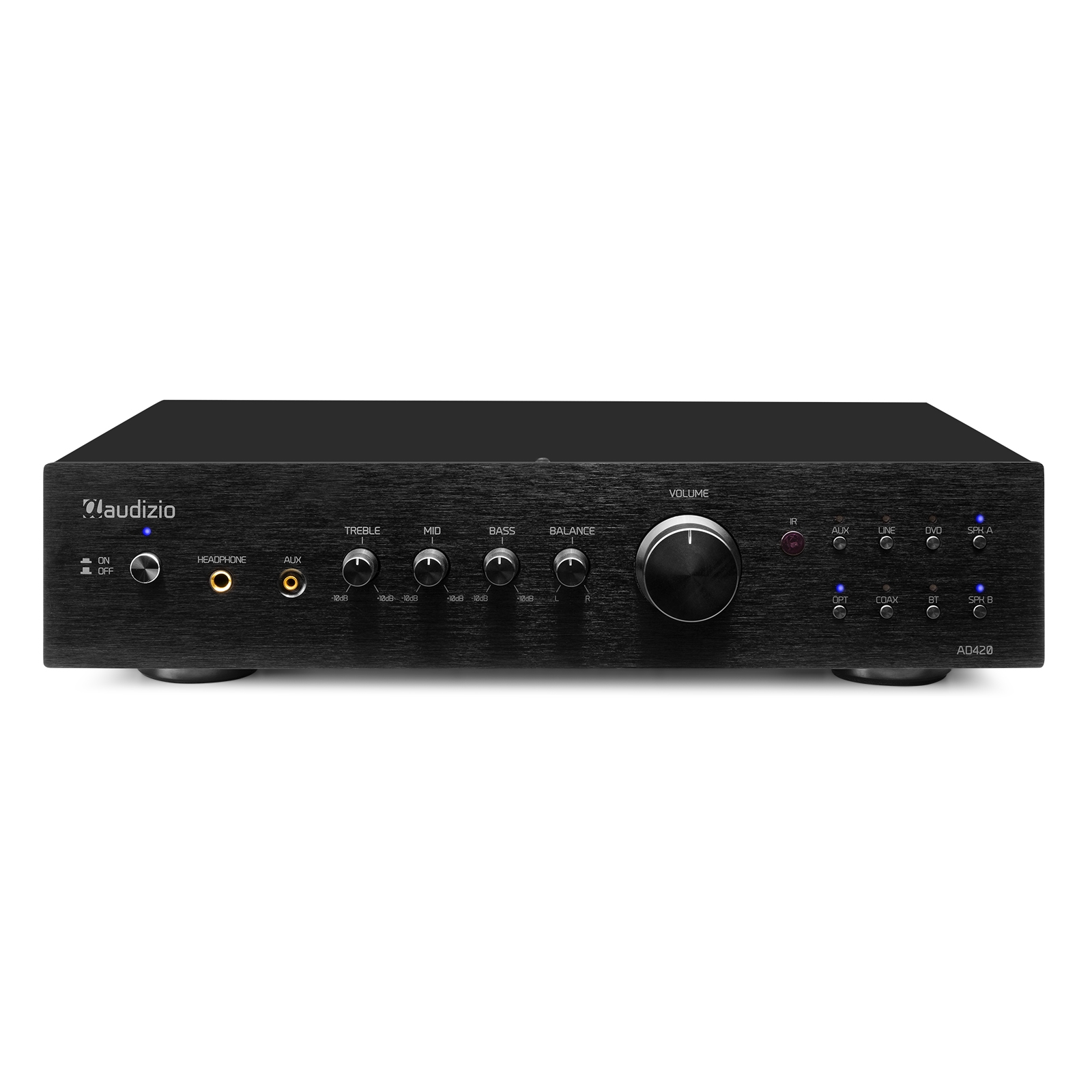 (B-STOCK) Audizio AD420B 4-Channel HiFi Amplifier – Black