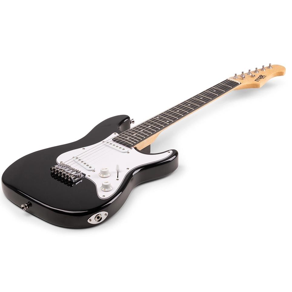 MAX GigKit Junior Electric Guitar Starter Pack- Black 3/4 Size