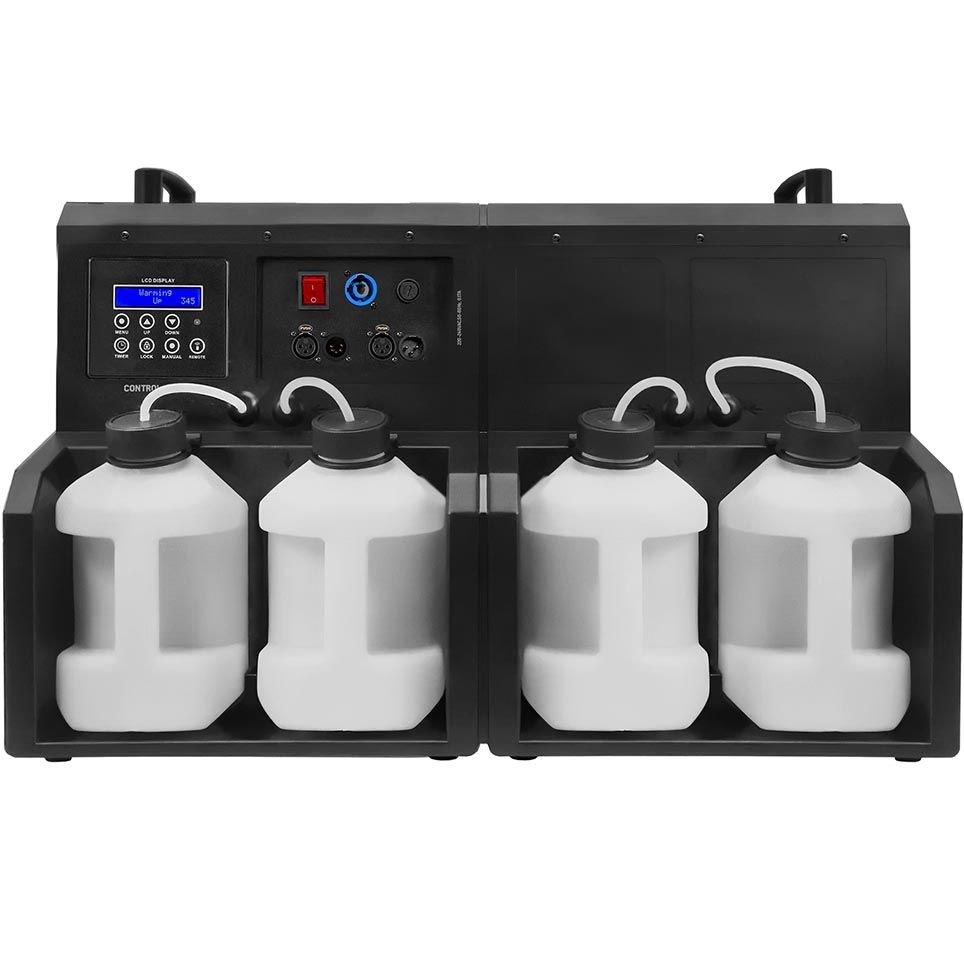 Beamz Cyclone400 Smoke & Bubble Machine with RGBW LEDs