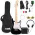 MAX GigKit Junior Electric Guitar Pack with Amp - Black 1/4
