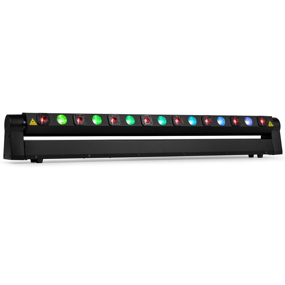 Beamz Hyaden Moving Bar with 7 LED and 8 Laser Beams