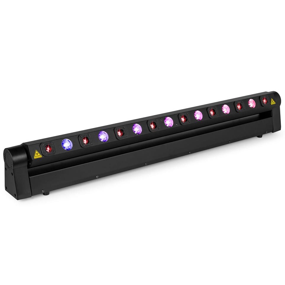 Beamz Hyaden Moving Bar with 7 LED and 8 Laser Beams