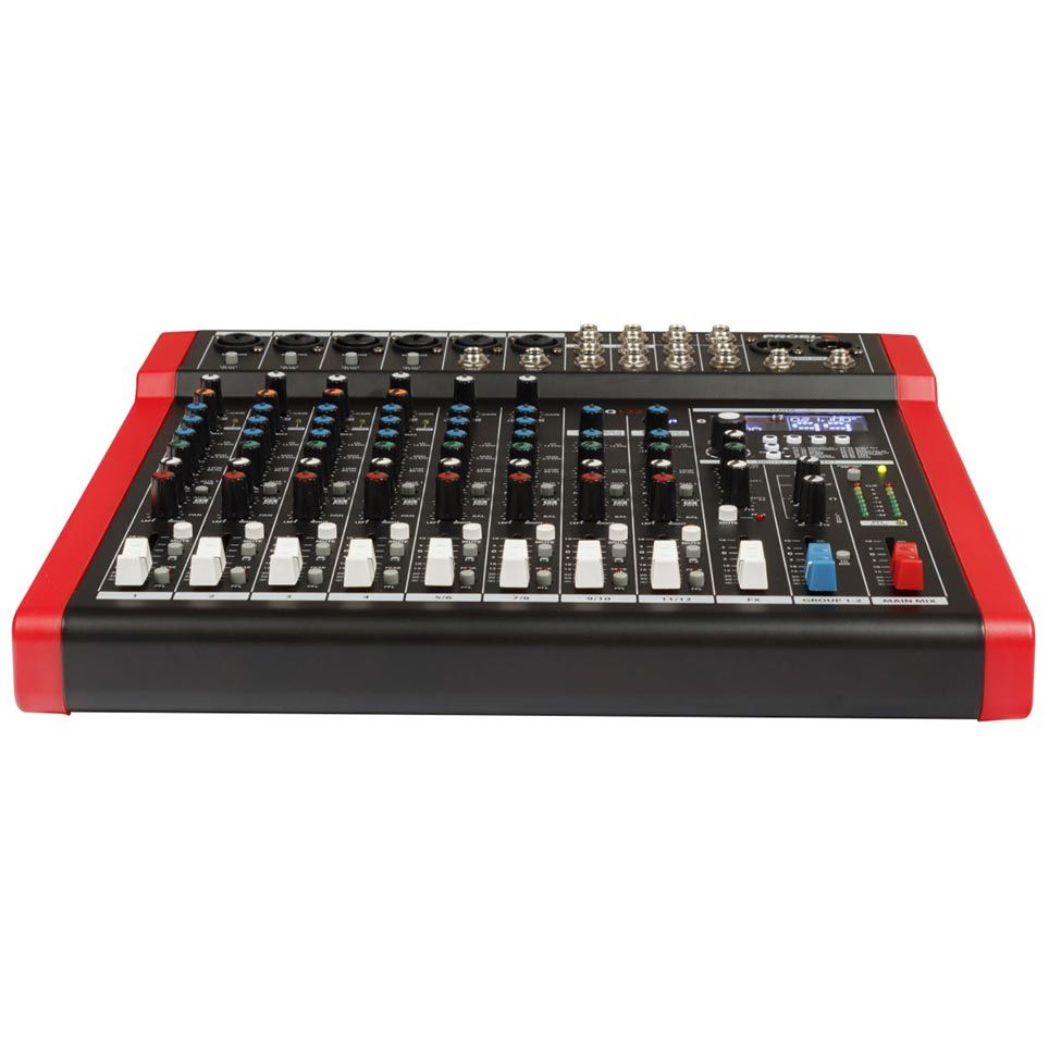 PROEL MQ1222X 12-Channel Compact Mixer with FX, USB & Bluetooth