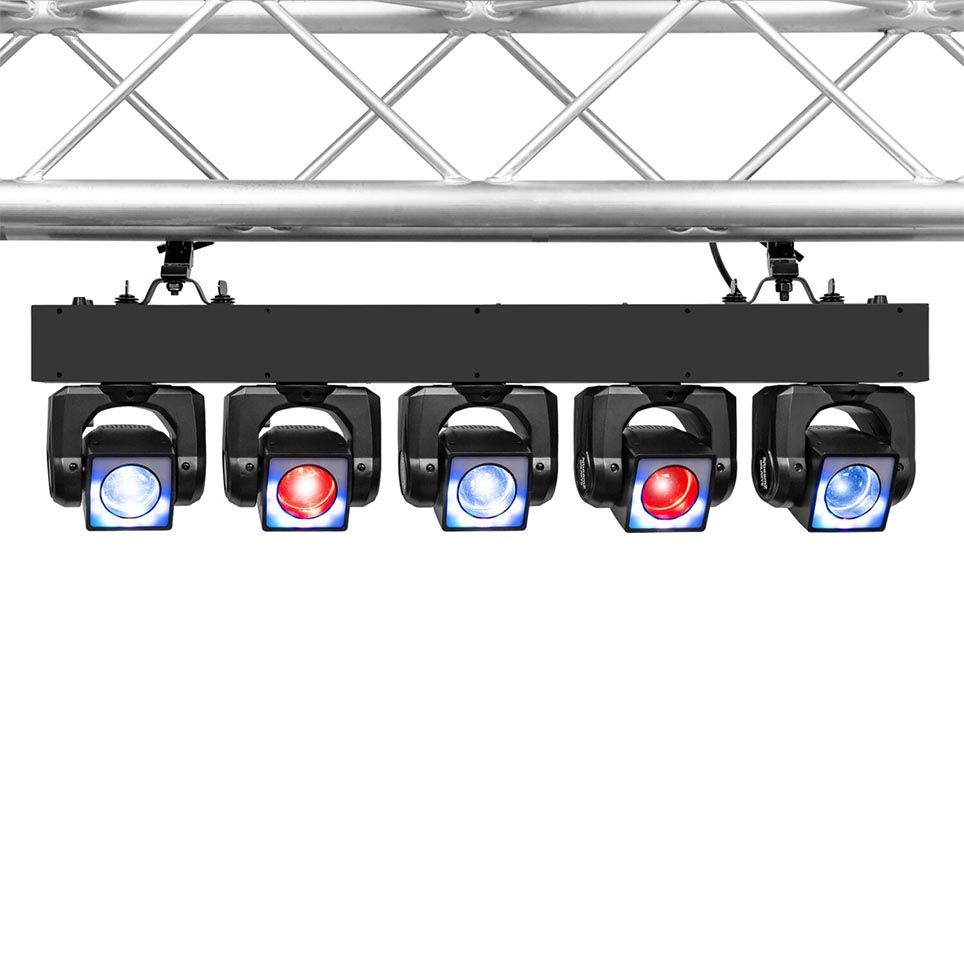 Beamz Galaxy5 Moving Head Bar 5x40W